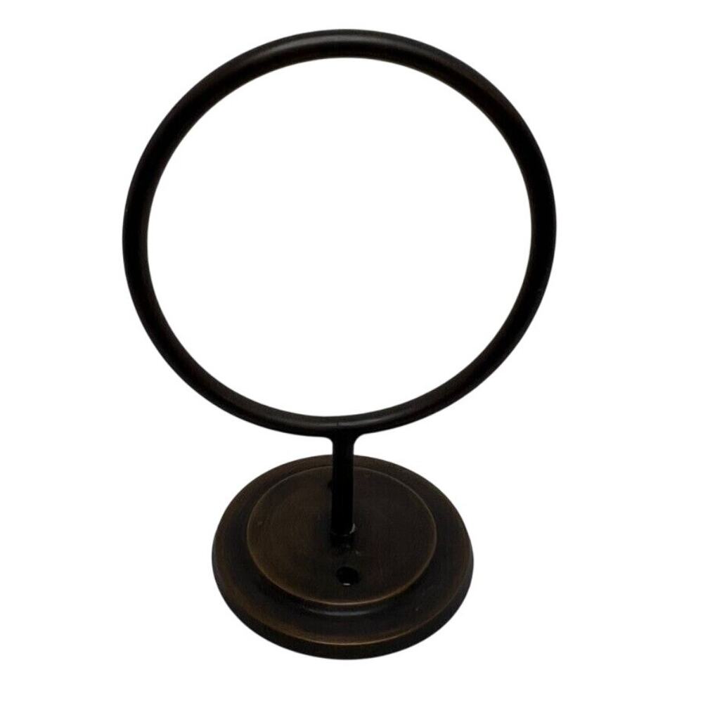 Pottery Barn Brushed Nickle Towel Ring Holder